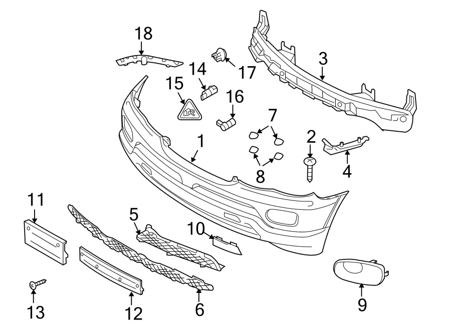 17FRONT BUMPER. BUMPER & COMPONENTS.https://images.simplepart.com/images/parts/motor/fullsize/1955015.png