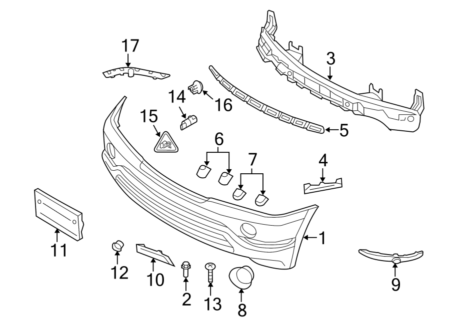 12FRONT BUMPER. BUMPER & COMPONENTS.https://images.simplepart.com/images/parts/motor/fullsize/1955020.png