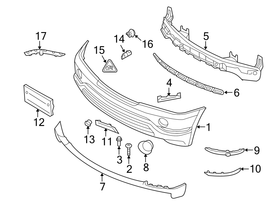 7FRONT BUMPER. BUMPER & COMPONENTS.https://images.simplepart.com/images/parts/motor/fullsize/1955025.png