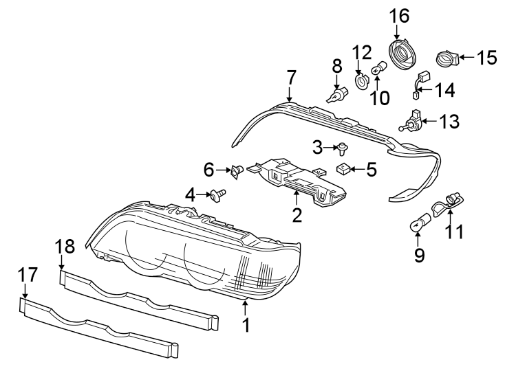 8FRONT LAMPS. HEADLAMP COMPONENTS.https://images.simplepart.com/images/parts/motor/fullsize/1955030.png