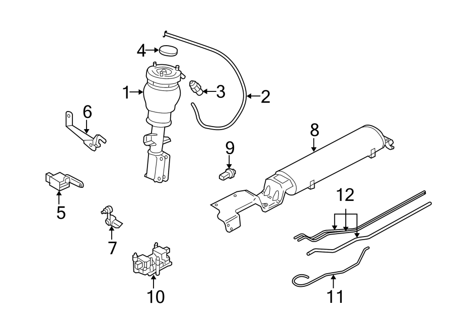 FRONT SUSPENSION. STRUTS & COMPONENTS.