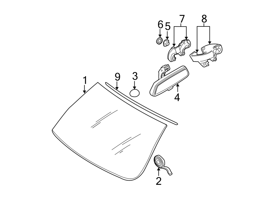 4WINDSHIELD. GLASS. REVEAL MOLDINGS.https://images.simplepart.com/images/parts/motor/fullsize/1955290.png