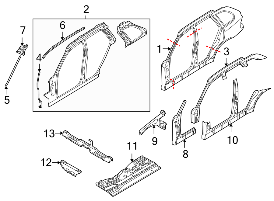 7PILLARS. ROCKER & FLOOR. CENTER PILLAR & ROCKER. HINGE PILLAR. UNISIDE.https://images.simplepart.com/images/parts/motor/fullsize/1955430.png