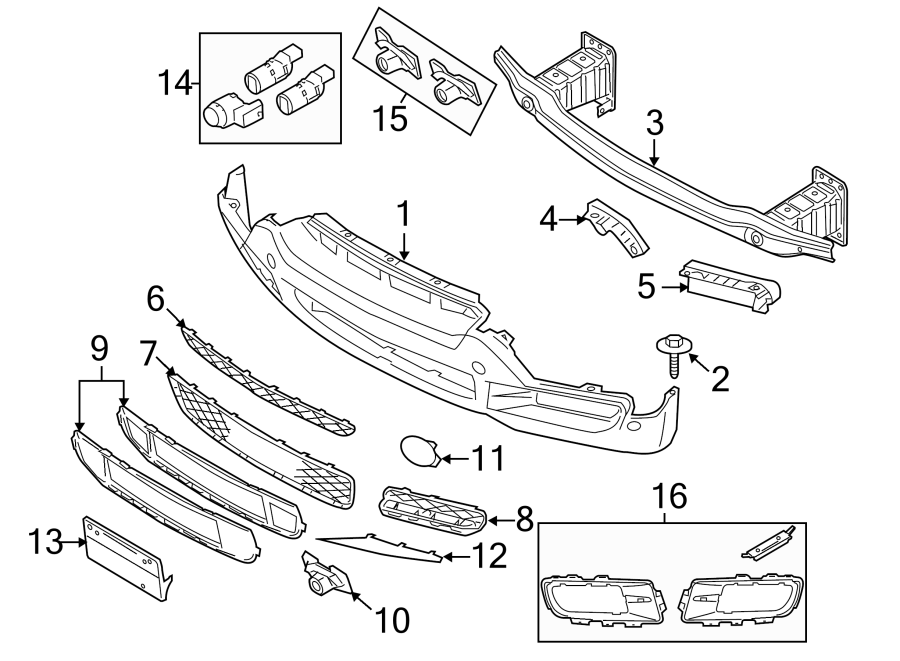 3FRONT BUMPER. BUMPER & COMPONENTS.https://images.simplepart.com/images/parts/motor/fullsize/1956005.png