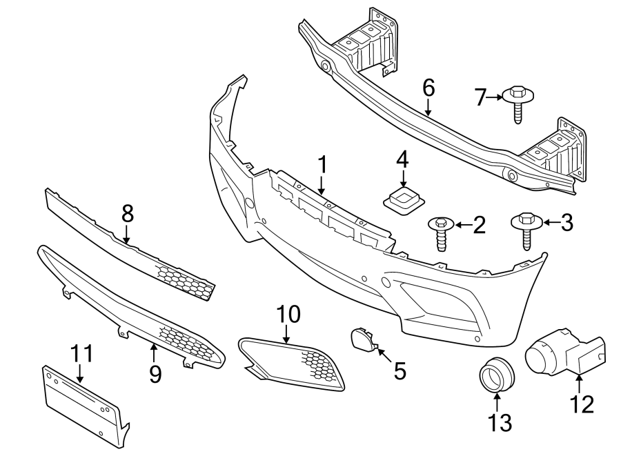 7FRONT BUMPER. BUMPER & COMPONENTS.https://images.simplepart.com/images/parts/motor/fullsize/1956007.png