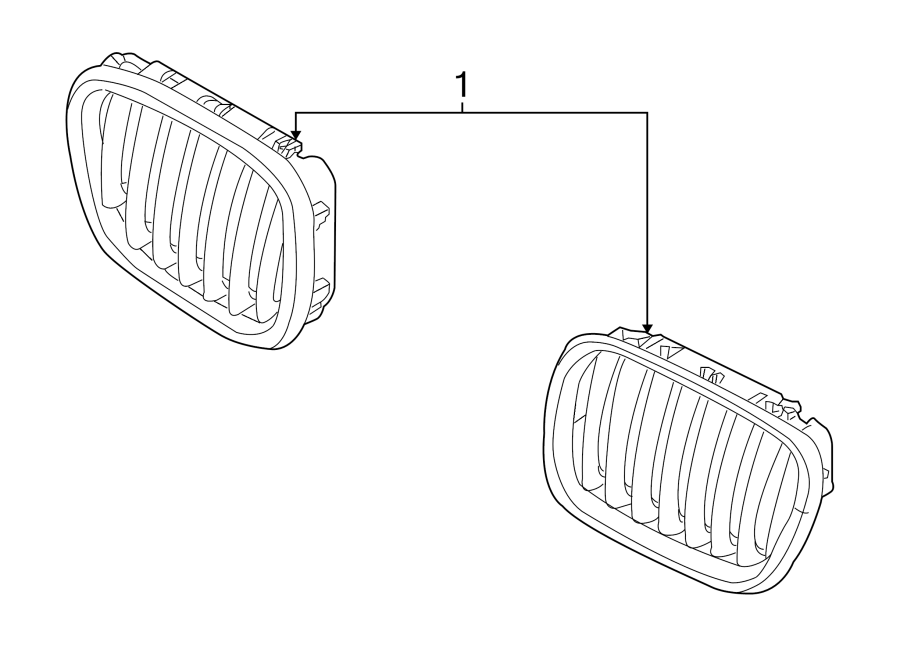 1HOOD & GRILLE. GRILLE & COMPONENTS.https://images.simplepart.com/images/parts/motor/fullsize/1956135.png