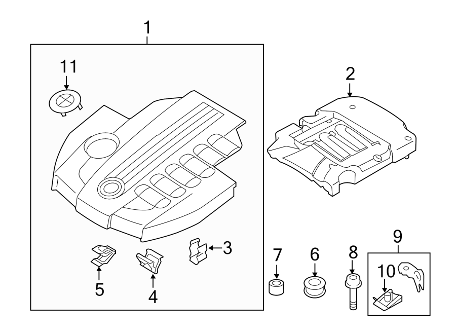 ENGINE APPEARANCE COVER.