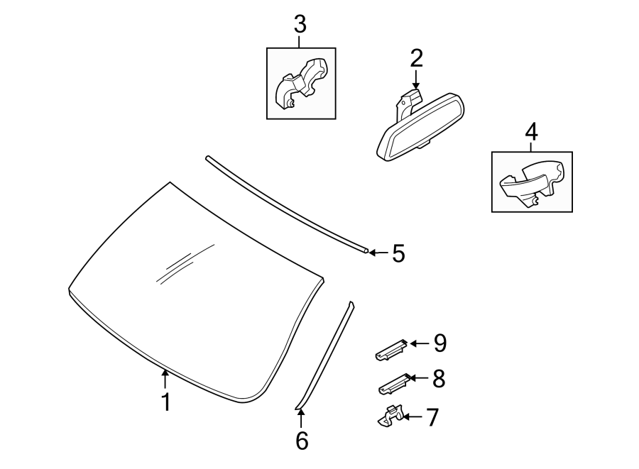 2WINDSHIELD. GLASS. REVEAL MOLDINGS.https://images.simplepart.com/images/parts/motor/fullsize/1956365.png