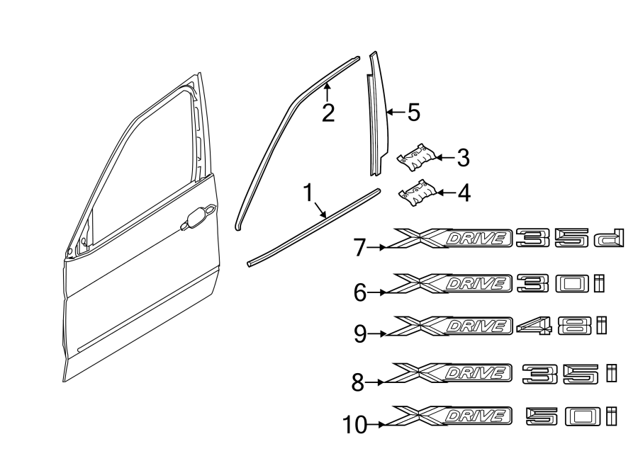 7FRONT DOOR. EXTERIOR TRIM.https://images.simplepart.com/images/parts/motor/fullsize/1956545.png