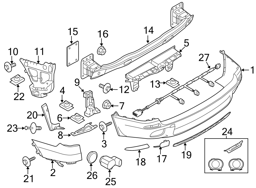 9REAR BUMPER. BUMPER & COMPONENTS.https://images.simplepart.com/images/parts/motor/fullsize/1956737.png