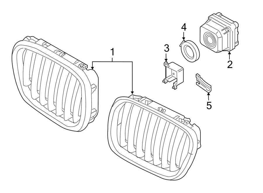 4FRONT BUMPER & GRILLE. GRILLE & COMPONENTS.https://images.simplepart.com/images/parts/motor/fullsize/1957020.png