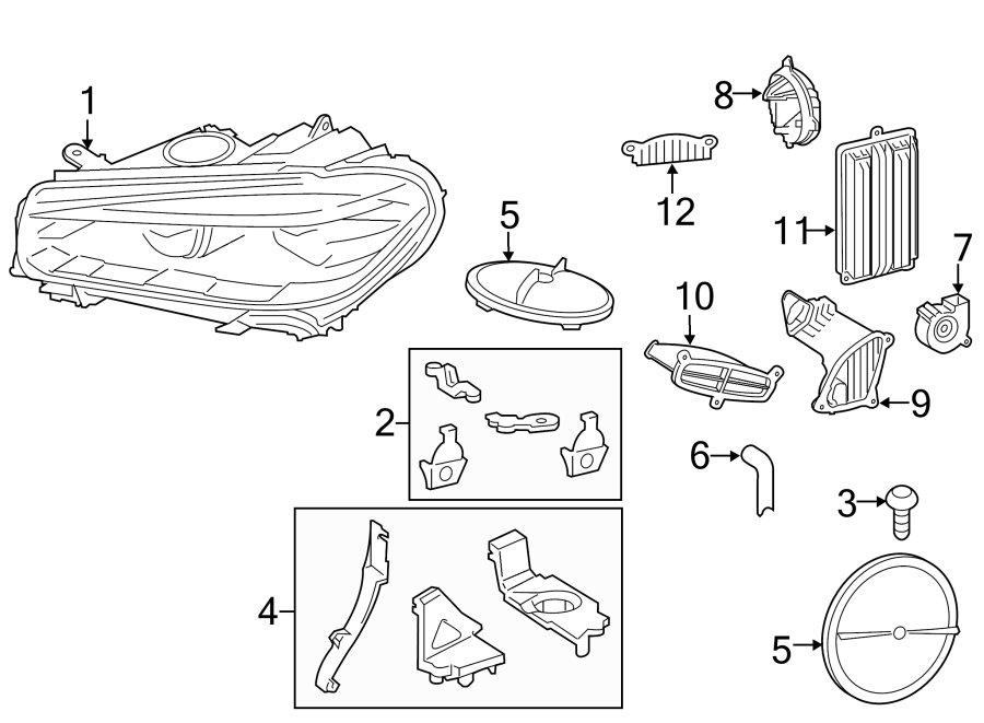 5FRONT LAMPS. HEADLAMP COMPONENTS.https://images.simplepart.com/images/parts/motor/fullsize/1957030.png