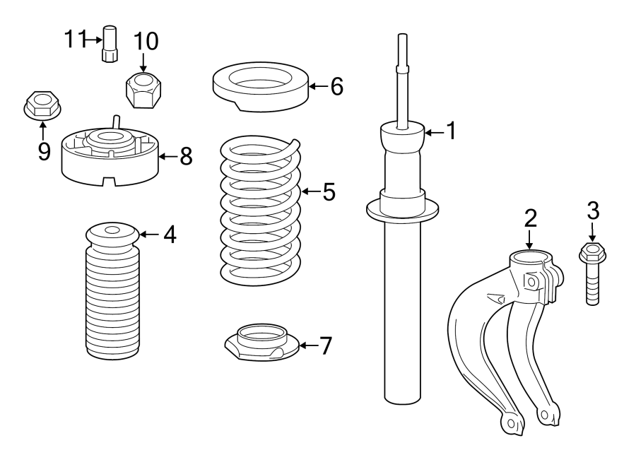 11FRONT SUSPENSION. STRUTS & COMPONENTS.https://images.simplepart.com/images/parts/motor/fullsize/1957520.png