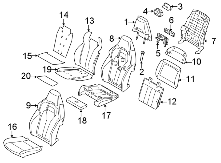 6SEATS & TRACKS. FRONT SEAT COMPONENTS.https://images.simplepart.com/images/parts/motor/fullsize/1957811.png