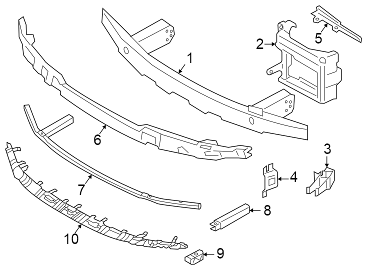 4Front bumper & grille. Bumper & components.https://images.simplepart.com/images/parts/motor/fullsize/1959010.png