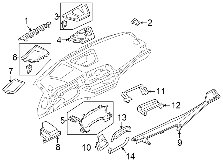 4Instrument panel components.https://images.simplepart.com/images/parts/motor/fullsize/1959370.png