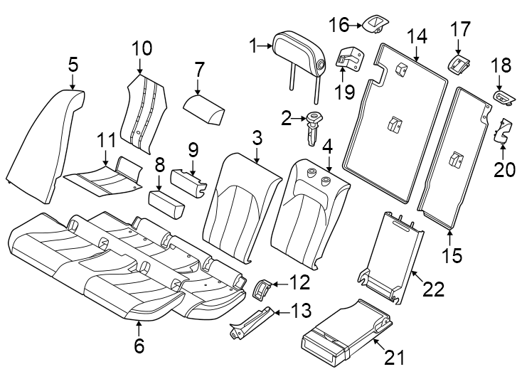 21Seats & tracks. Rear seat components.https://images.simplepart.com/images/parts/motor/fullsize/1959465.png