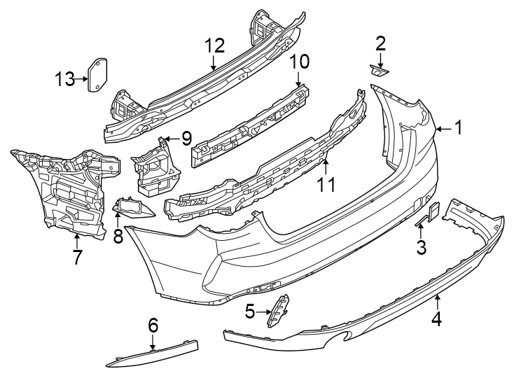 1Rear bumper. Bumper & components.https://images.simplepart.com/images/parts/motor/fullsize/1959755.png