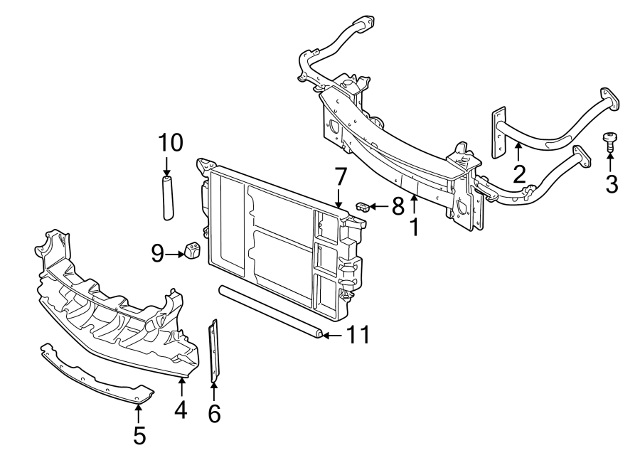 8RADIATOR SUPPORT.https://images.simplepart.com/images/parts/motor/fullsize/1960030.png