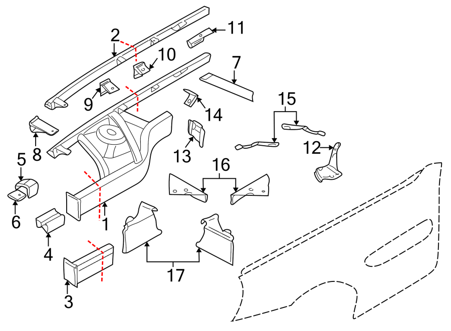 3fender. STRUCTURAL COMPONENTS & RAILS.https://images.simplepart.com/images/parts/motor/fullsize/1960110.png