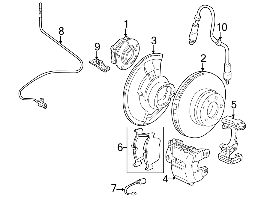 8FRONT SUSPENSION. BRAKE COMPONENTS.https://images.simplepart.com/images/parts/motor/fullsize/1960220.png