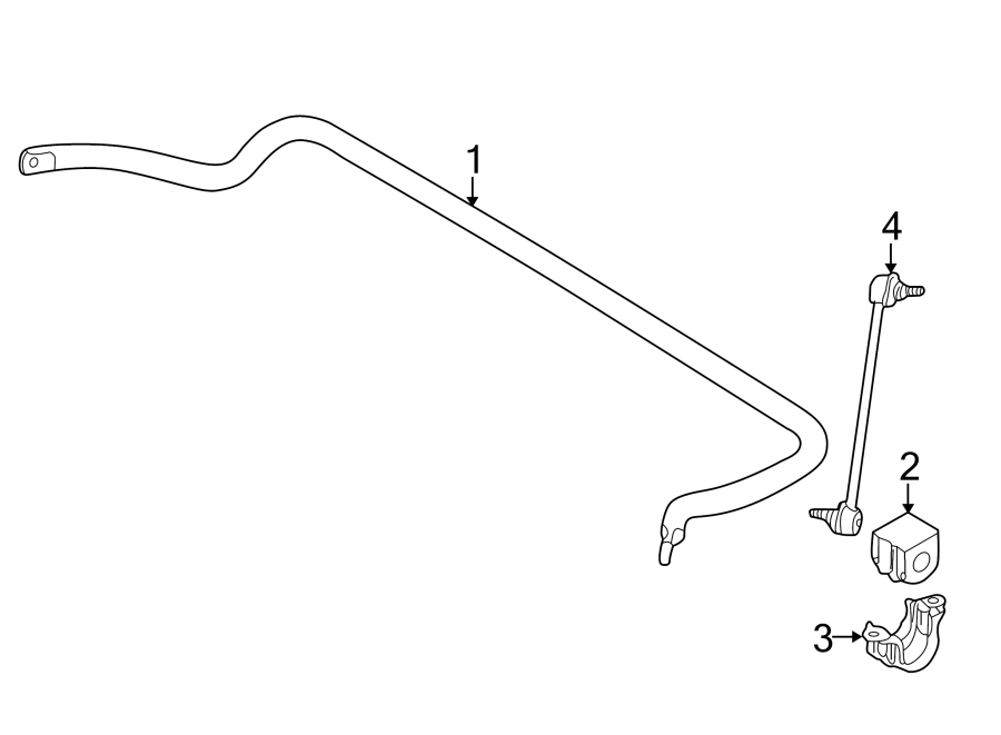 FRONT SUSPENSION. STABILIZER BAR & COMPONENTS.