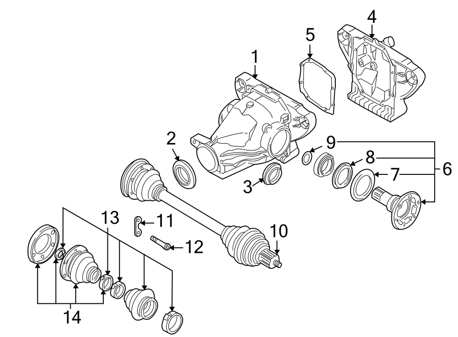 REAR SUSPENSION. AXLE & DIFFERENTIAL.