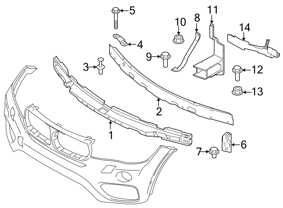 11FRONT BUMPER & GRILLE. BUMPER & COMPONENTS.https://images.simplepart.com/images/parts/motor/fullsize/1961010.png