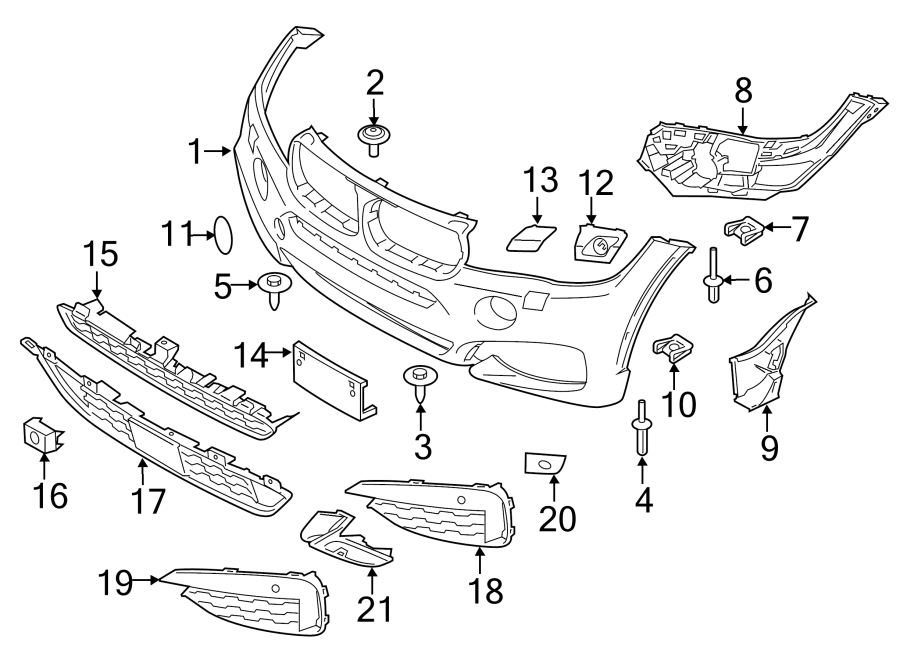 10Front bumper & grille. Bumper & components.https://images.simplepart.com/images/parts/motor/fullsize/1961025.png