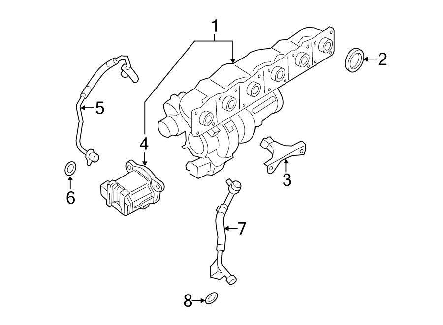 TURBOCHARGER & COMPONENTS.