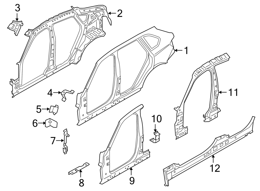 3PILLARS. ROCKER & FLOOR. APERTURE PANEL. CENTER PILLAR & ROCKER. UNISIDE.https://images.simplepart.com/images/parts/motor/fullsize/1961715.png