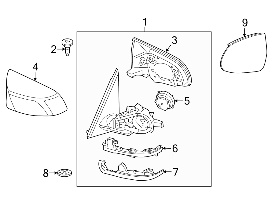 5Front door. Trunk lid. Outside mirrors.https://images.simplepart.com/images/parts/motor/fullsize/1961765.png