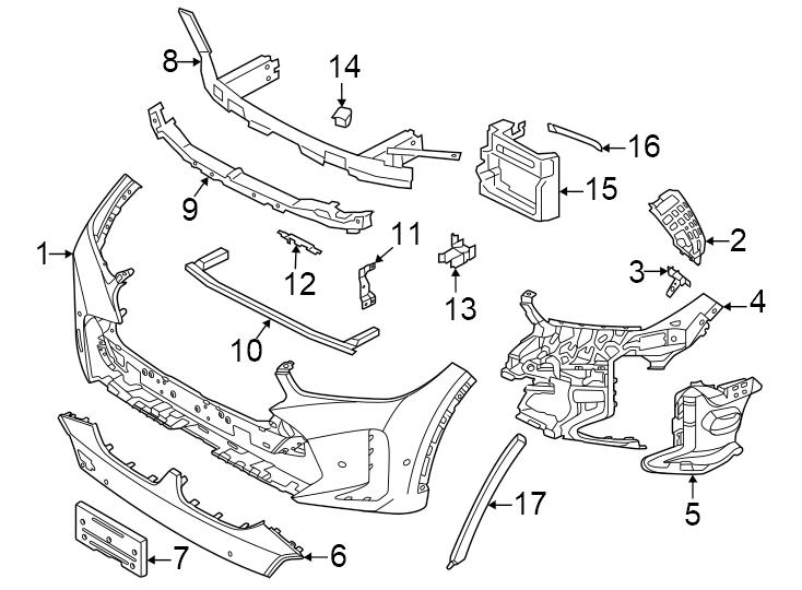 3Front bumper & grille. Bumper & components.https://images.simplepart.com/images/parts/motor/fullsize/1962051.png