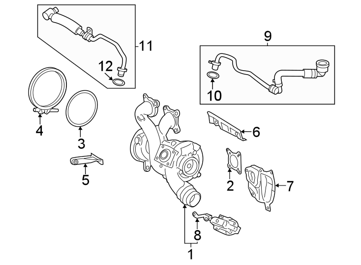 Turbocharger & components.