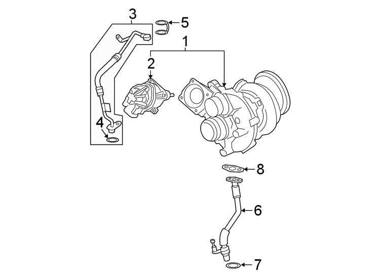 6Turbocharger & components.https://images.simplepart.com/images/parts/motor/fullsize/1962545.png