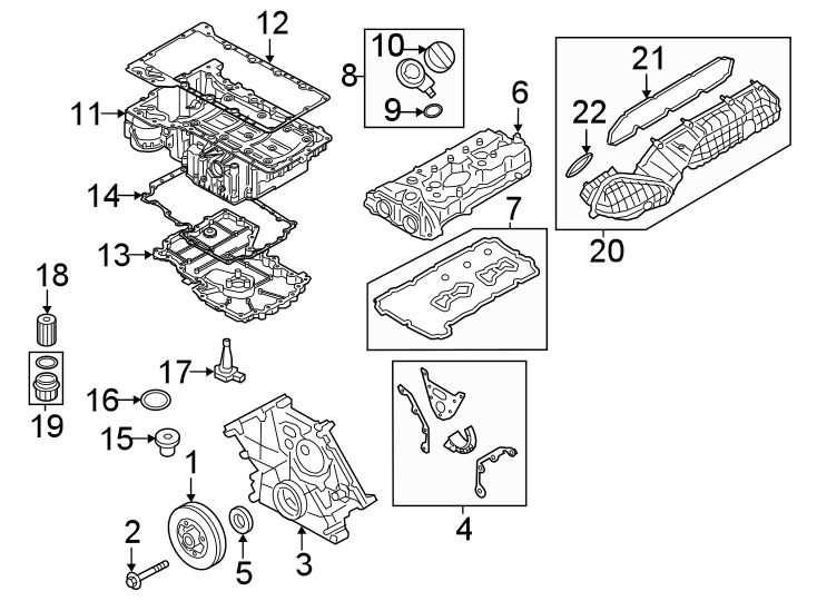 Engine parts.