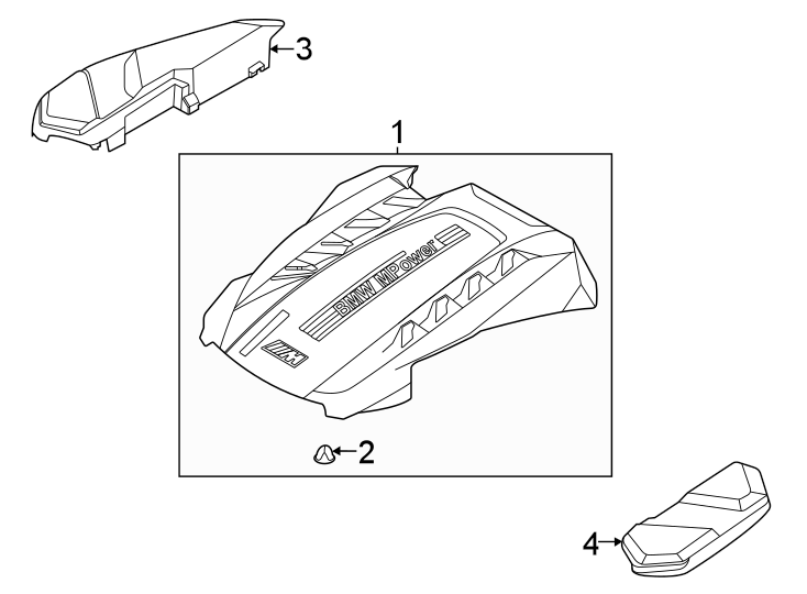 Engine appearance cover.