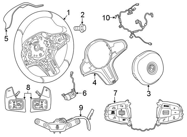 1Steering wheel & trim.https://images.simplepart.com/images/parts/motor/fullsize/1962684.png