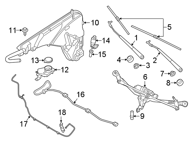 16Windshield. Wiper & washer components.https://images.simplepart.com/images/parts/motor/fullsize/1962690.png