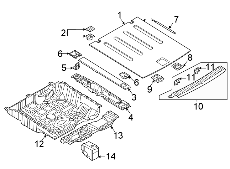 11Rear body & floor. Interior trim.https://images.simplepart.com/images/parts/motor/fullsize/1962947.png