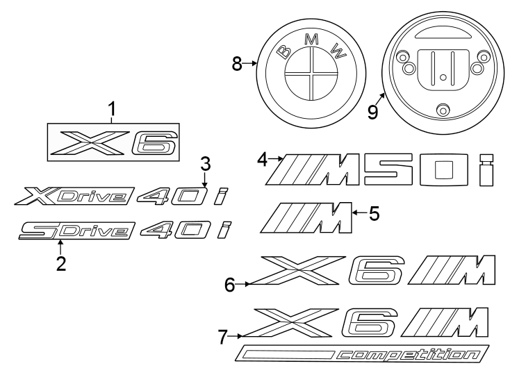 10Lift gate. Exterior trim.https://images.simplepart.com/images/parts/motor/fullsize/1962959.png