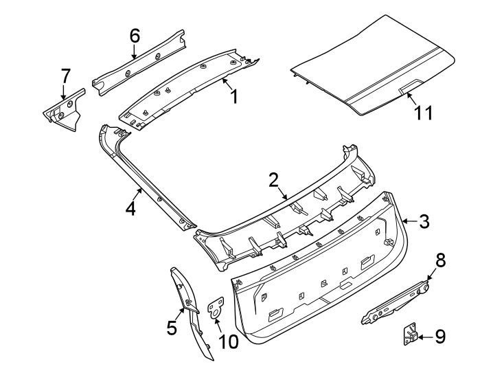 7Lift gate. Interior trim.https://images.simplepart.com/images/parts/motor/fullsize/1962968.png