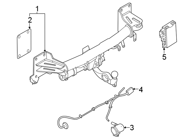 1Rear bumper. Trailer hitch components.https://images.simplepart.com/images/parts/motor/fullsize/1962984.png