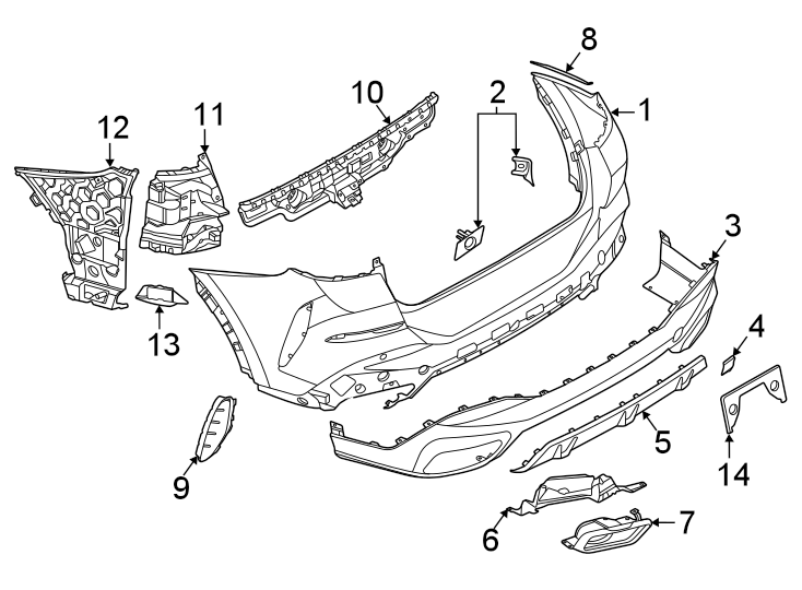 12Rear bumper. Bumper & components.https://images.simplepart.com/images/parts/motor/fullsize/1962986.png