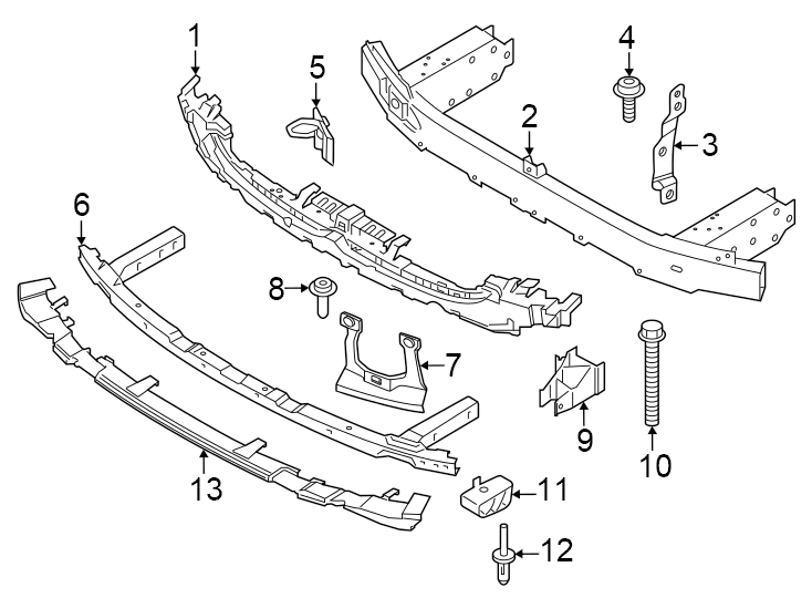 2Front bumper & grille. Rear suspension. Bumper & components.https://images.simplepart.com/images/parts/motor/fullsize/1963007.png