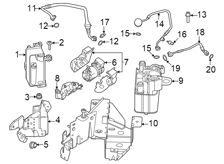 7Air conditioner & heater. Compressor & lines. Condenser.https://images.simplepart.com/images/parts/motor/fullsize/1963070.png