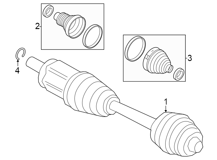 Front suspension. Drive axles.