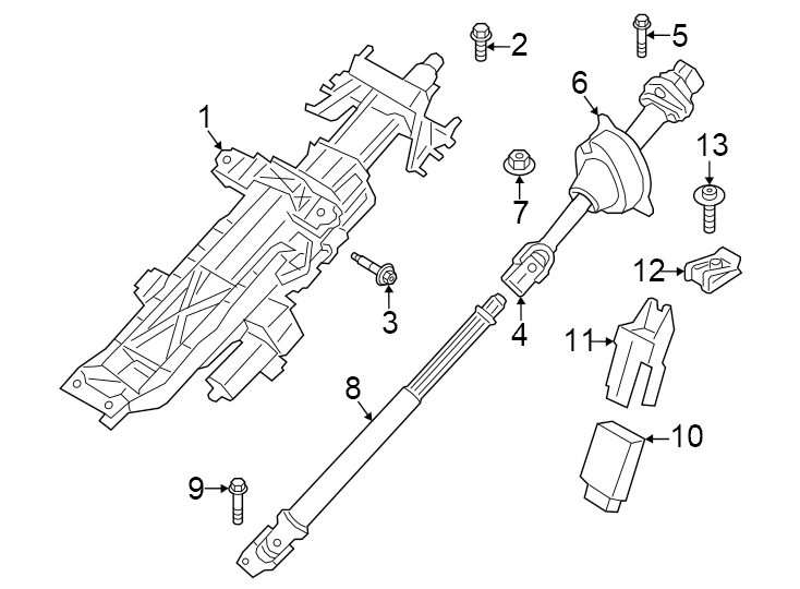 3Steering column assembly.https://images.simplepart.com/images/parts/motor/fullsize/1963285.png