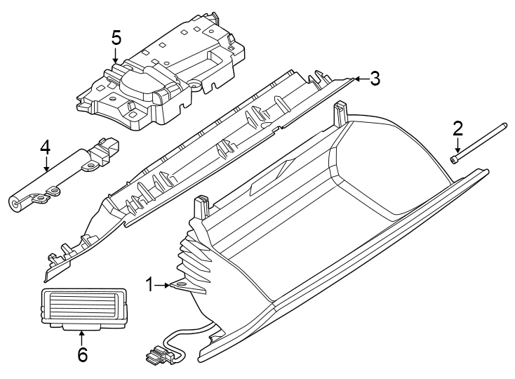 3Instrument panel. Glove box.https://images.simplepart.com/images/parts/motor/fullsize/1963360.png