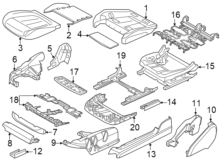 13Seats & tracks. Passenger seat components.https://images.simplepart.com/images/parts/motor/fullsize/1963410.png